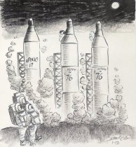 'You might say we're shooting for the moon, too!'